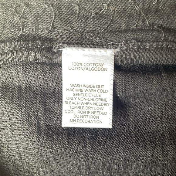 LOFT black sequin (front) short sleeve tee - Picture 6 of 6